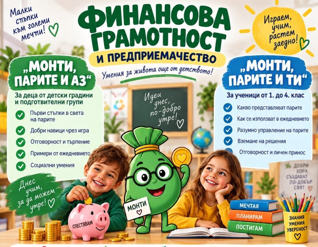 Програма по финансова грамотност за деца започва в Монтана